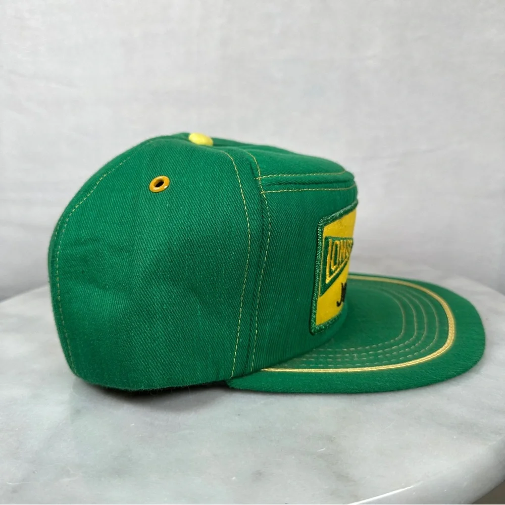 John Deere trucker hat SnapBack vintage retro Green Yellow Tractor‎ farming cap